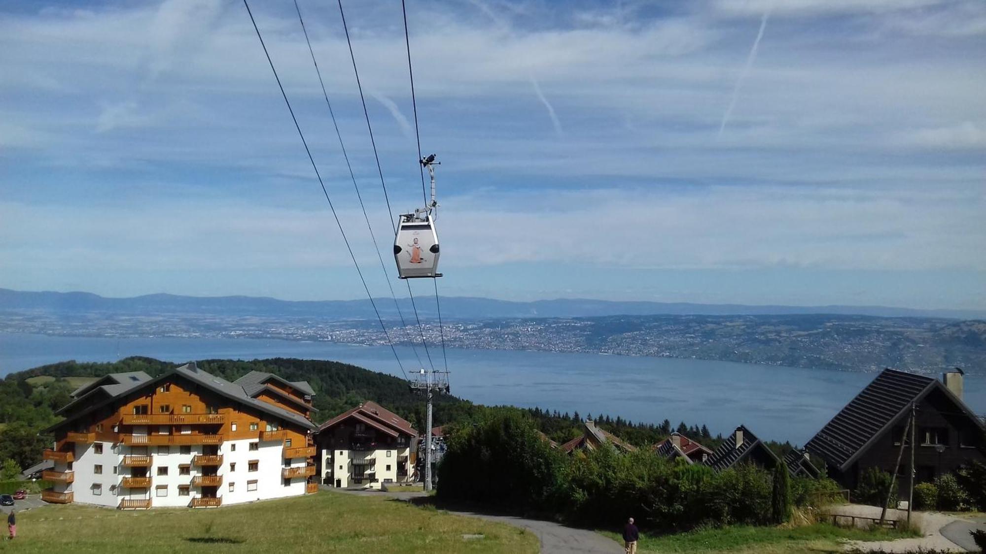 Chalet Les Alpages Vue Panoramique Sur Le Lac Leman Thollon-les-Mémises Extérieur photo