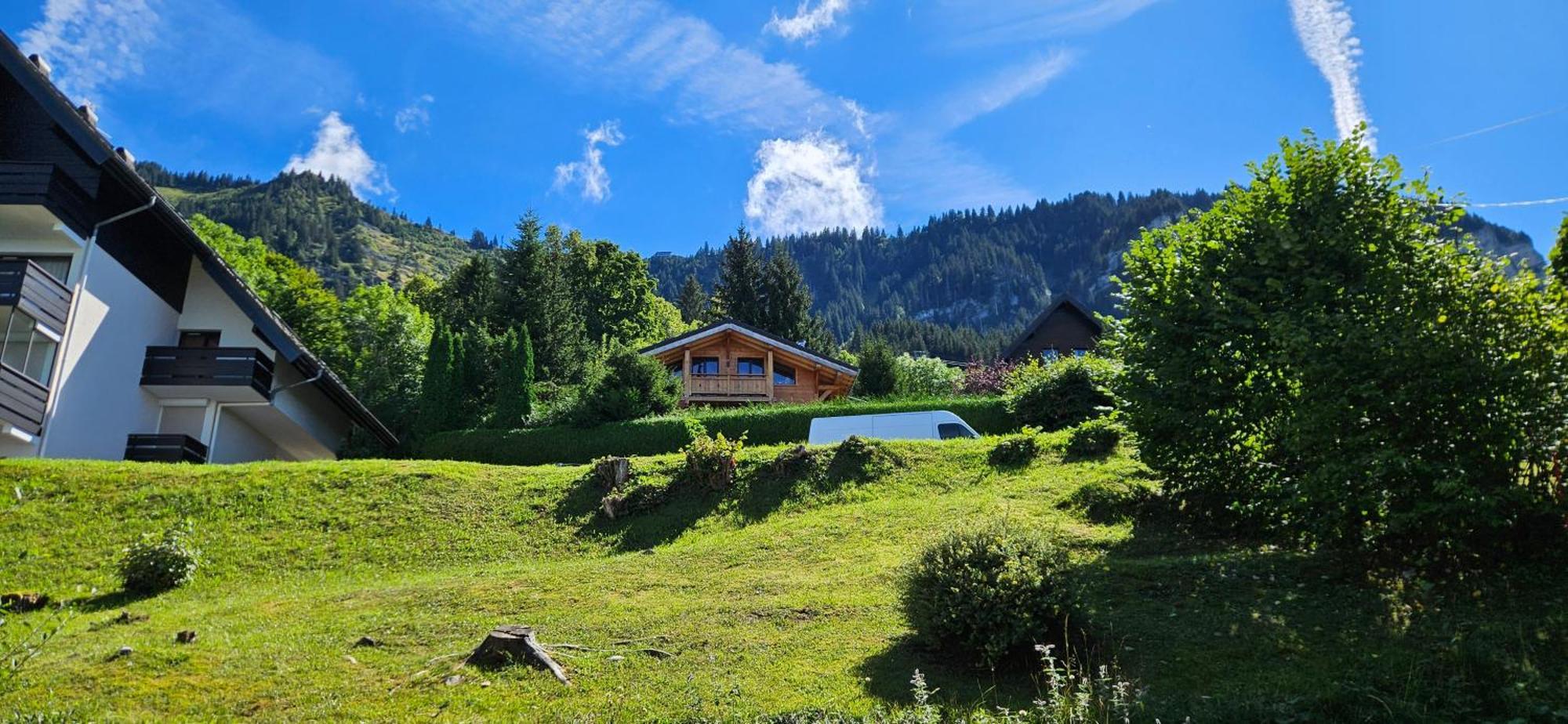 Chalet Les Alpages Vue Panoramique Sur Le Lac Leman Thollon-les-Mémises Extérieur photo